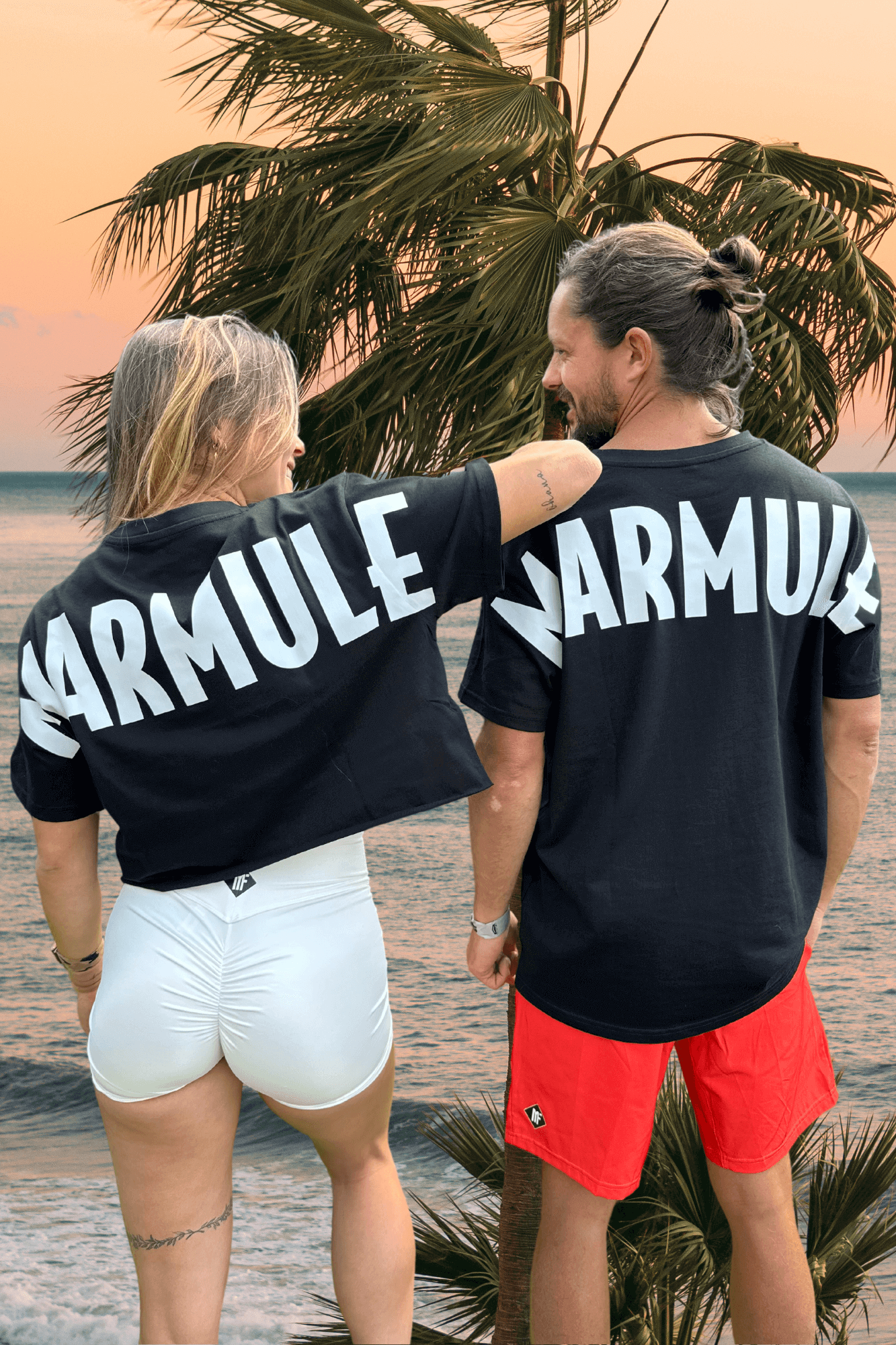 T-shirt Oversize “Marmule”  noir