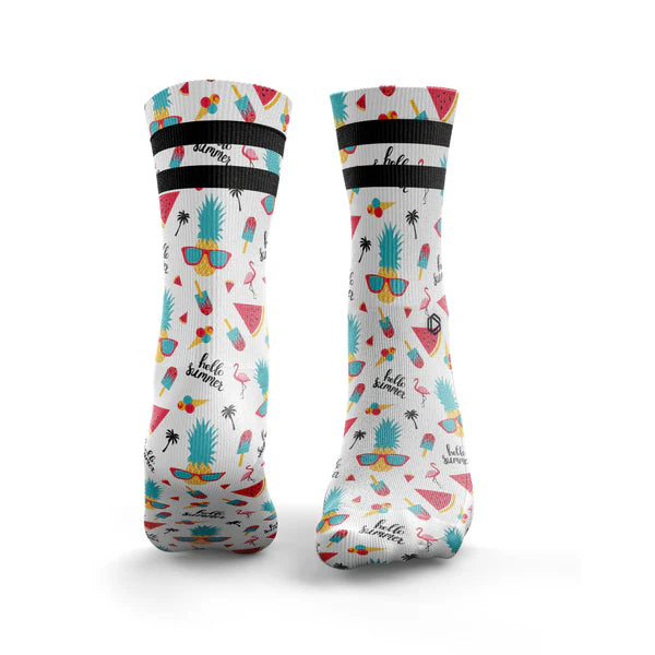 Chaussettes 2 stripes Hello Summer HEXXEE