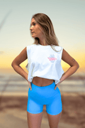 MARMULE-Tshirt Oversize “West Coast Edition” tank crop top