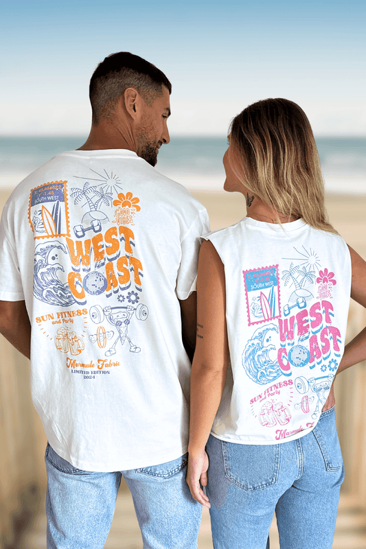 T-shirt Oversize “West Coast Edition” tank crop top