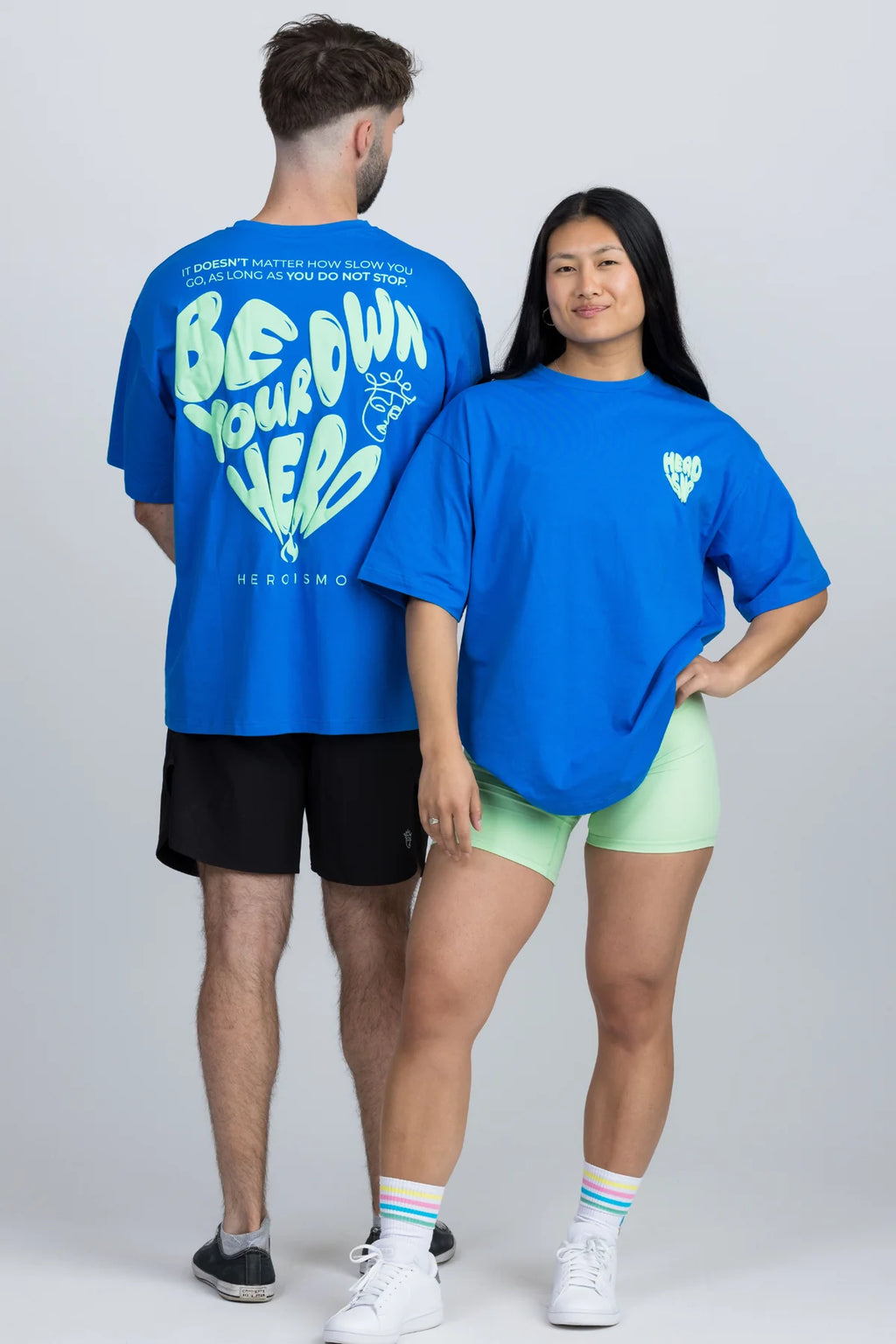T-Shirt Oversized "Cruise" Mint Blue