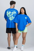 T-Shirt Oversized "Cruise" Mint Blue