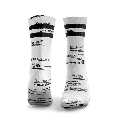 Chaussettes 2 stripes Quotes HEXXEE