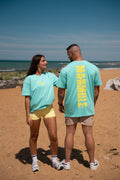 MARMULE-Tshirt Oversize “Yellow Wave”