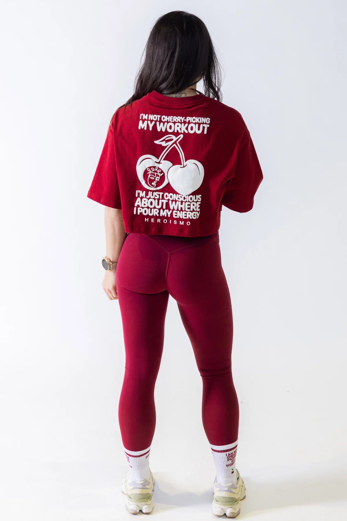 Justine Cropped T-shirt - Cherry Picking