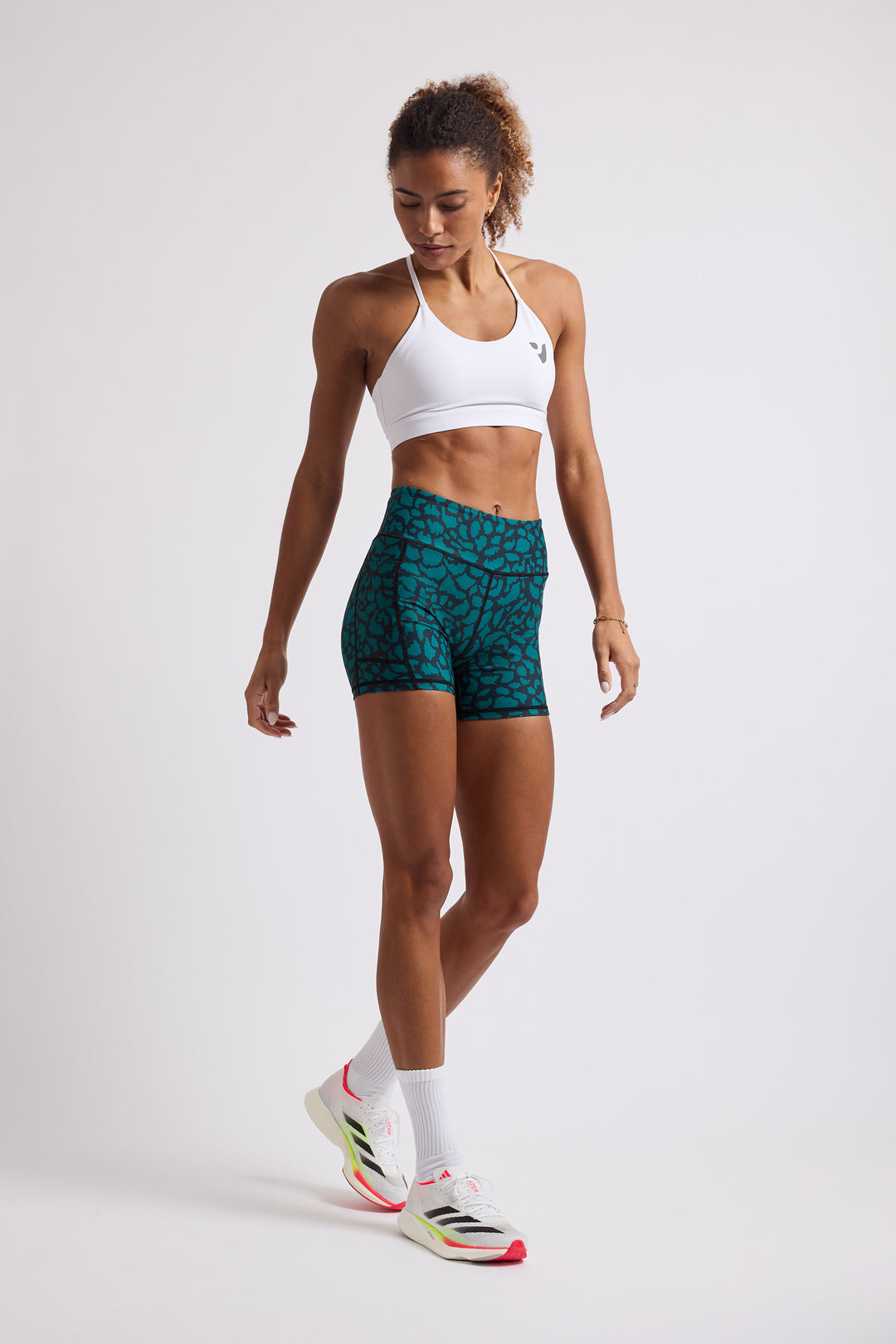 VOXY-5"TEAL LEOPARD