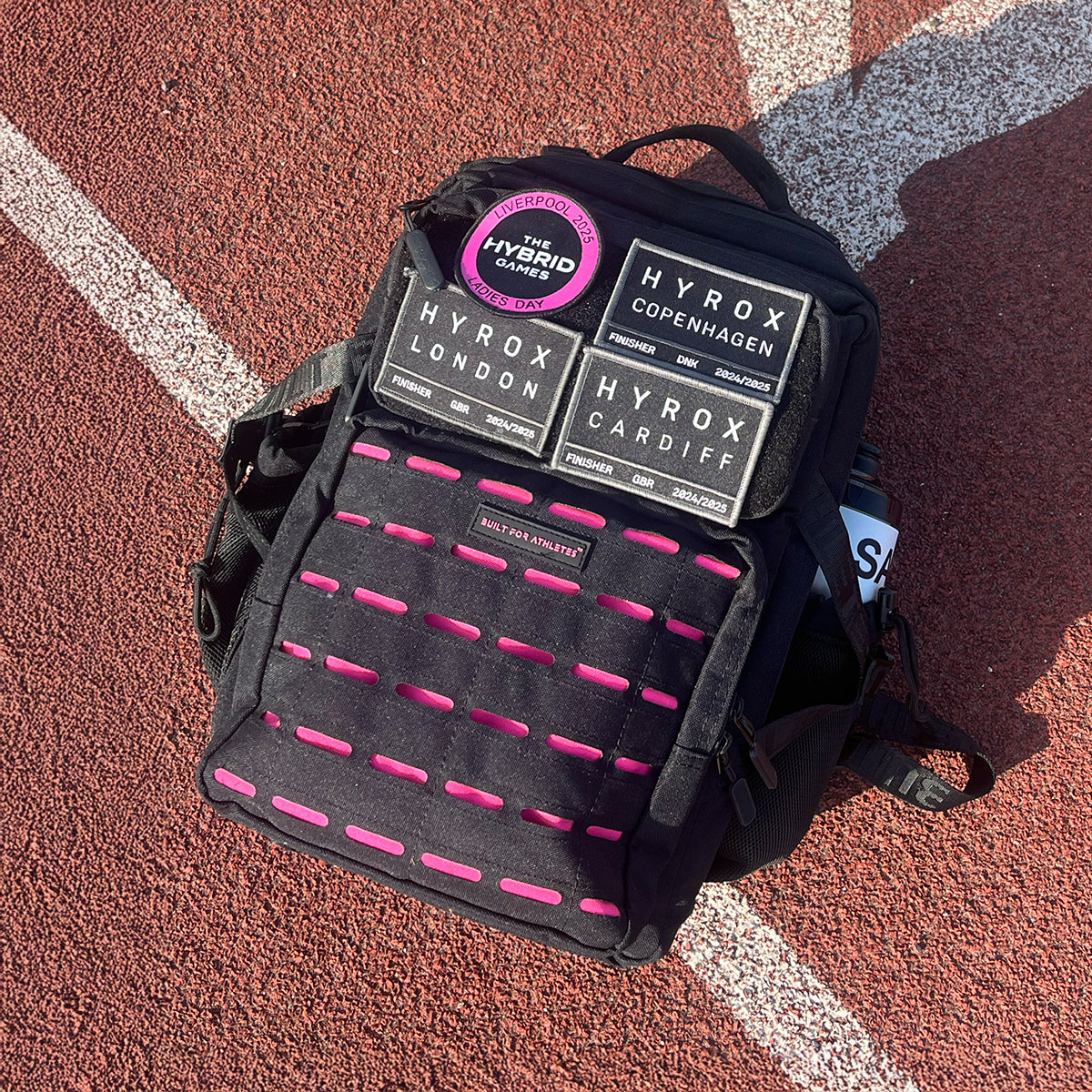 Medium Black&Pink 25L Backpack