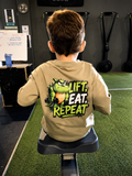 T-Shirt oversize for KIDS - "Lift Eat Repeat"