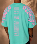 T-shirt oversize Wild Series-BUBBLE MINT