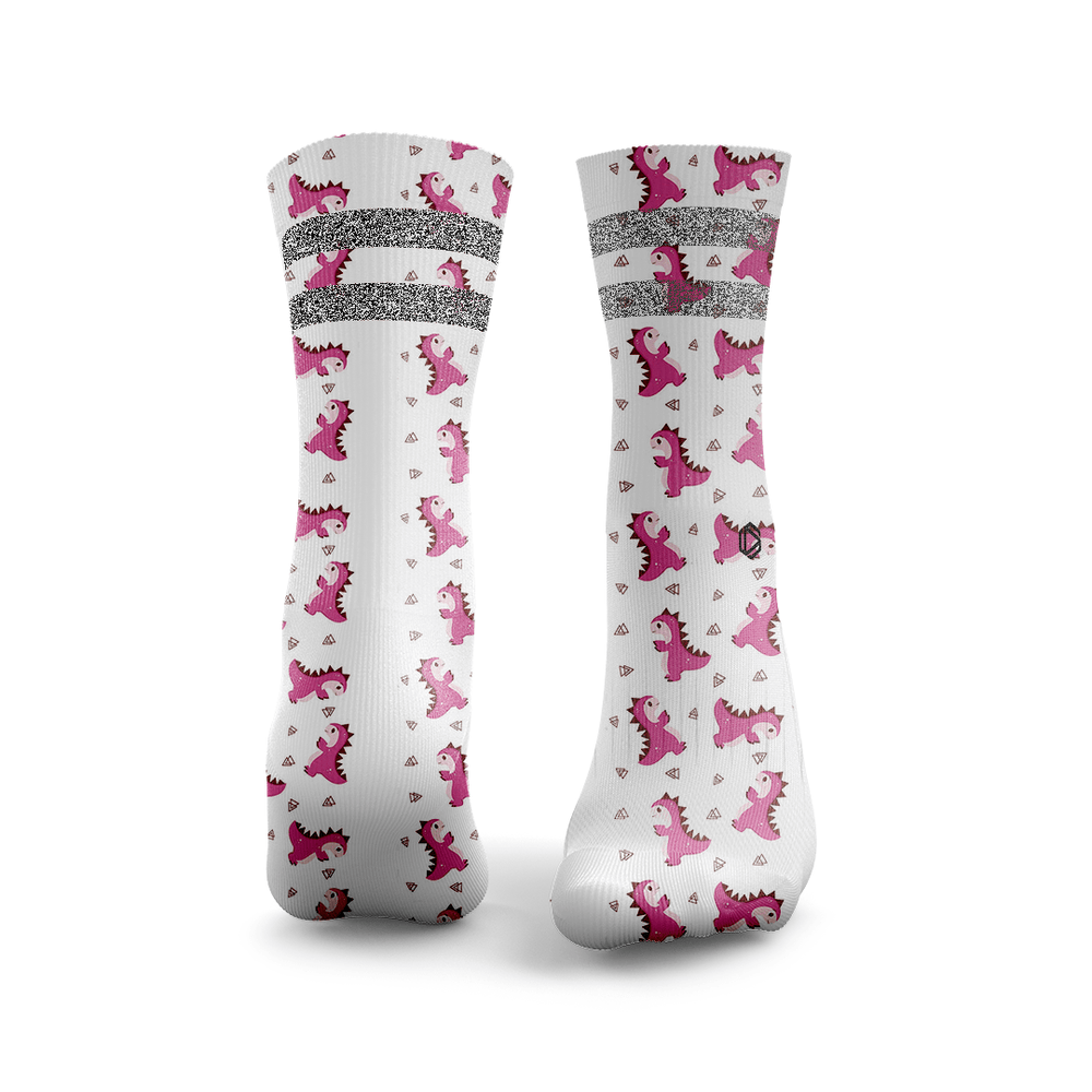 Chaussettes Pink Baby Dino HEXXEE