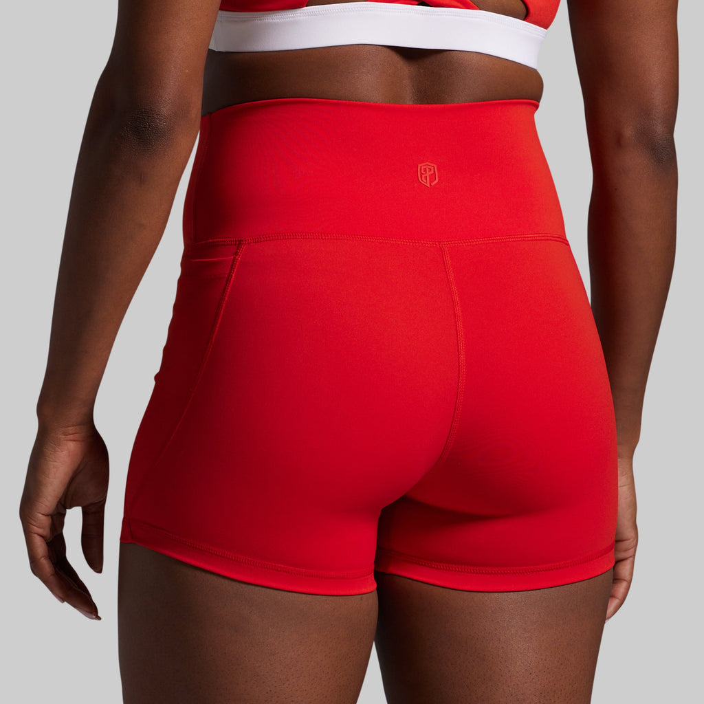 BORN PRIMITIVE-Synergy Short with Pockets 2.0 RED