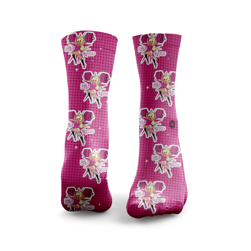 Chaussettes Crew SuperGirl Power HEXXEE