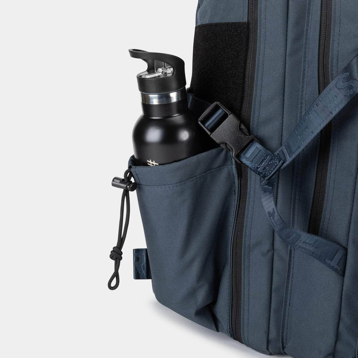 Large black petrol blue 45L Backpack