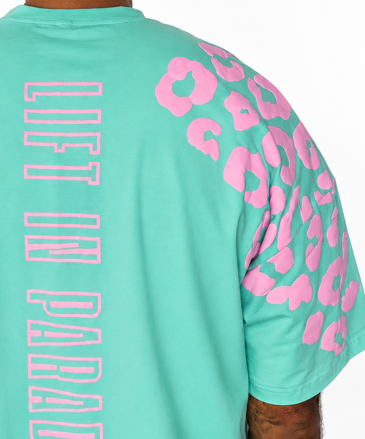 T-shirt oversize Wild Series-BUBBLE MINT
