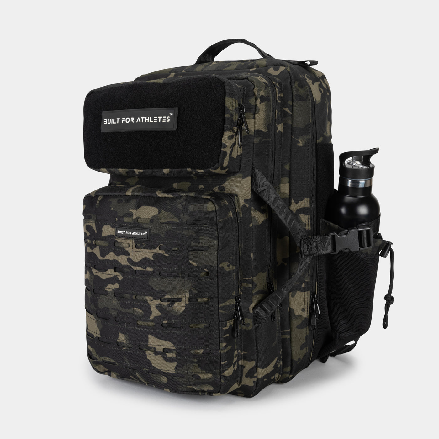 Large black camo 45L Backpack