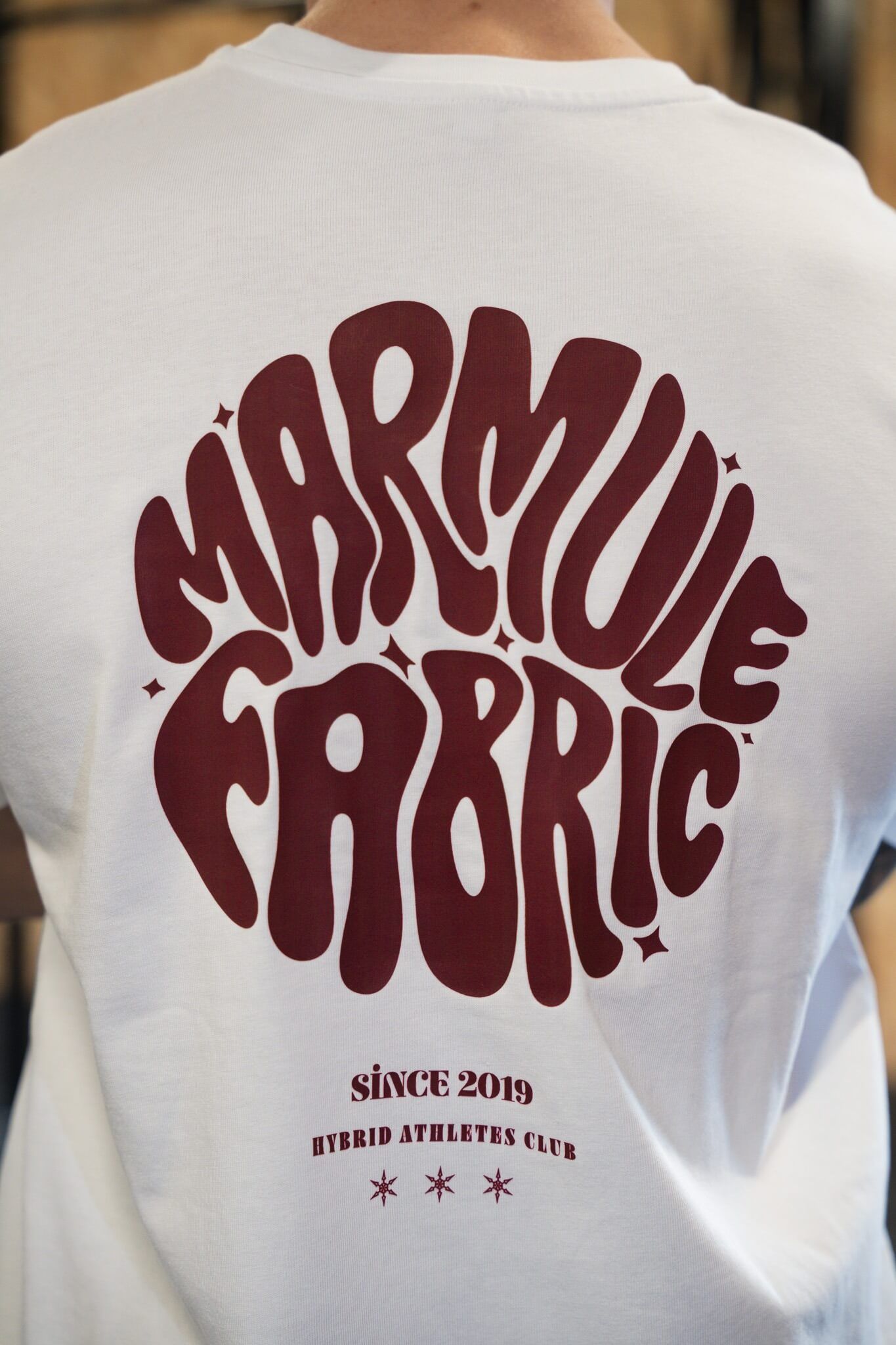 MARMULE-Crop Oversize “Twist Burgundy”