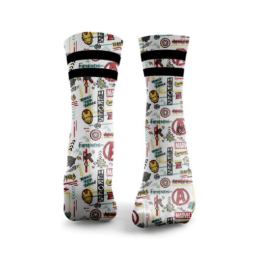 Chaussettes 2 Stripes Marvel Heroes HEXXEE
