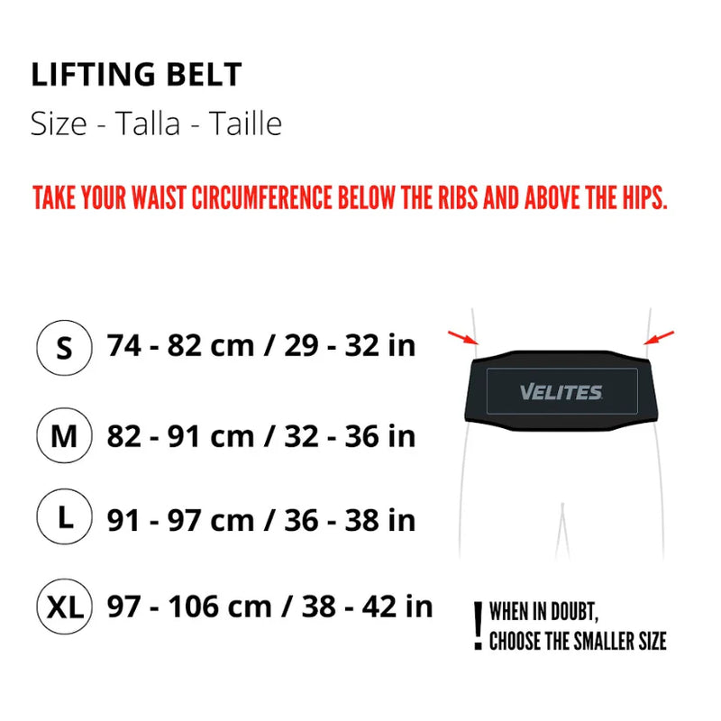 Lifting belt Velites Blue Light