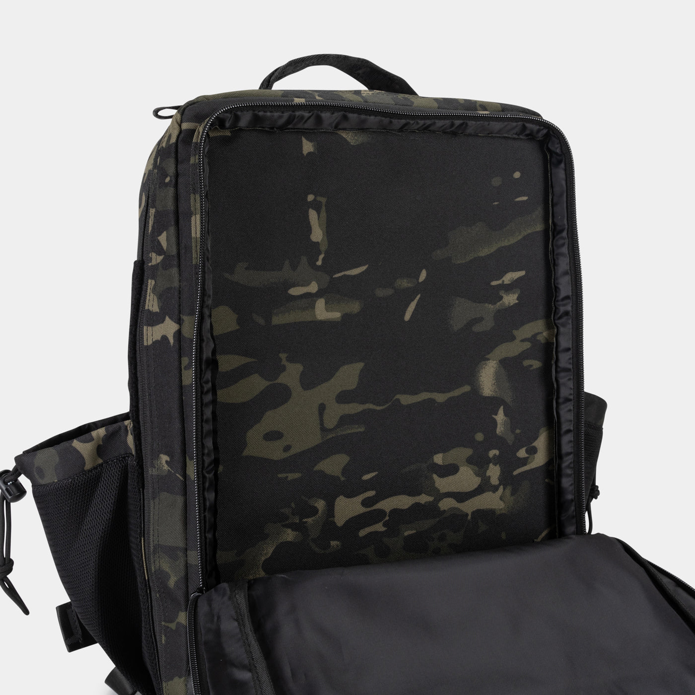 Large black camo 45L Backpack