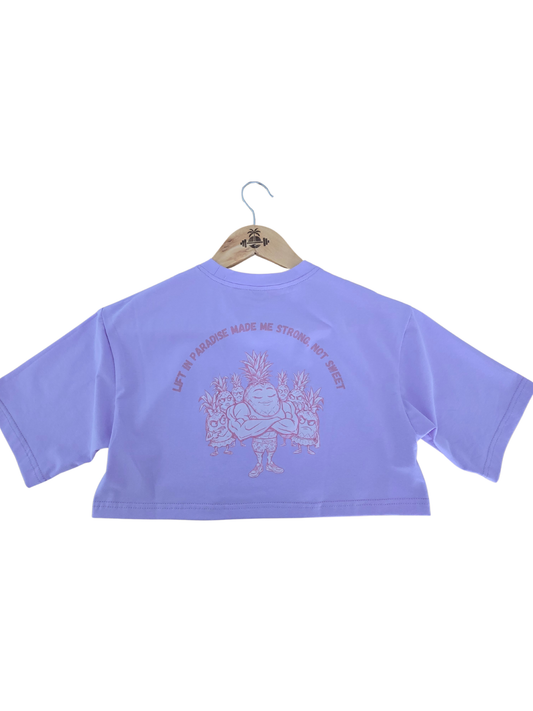 T-Shirt oversize Crop Top for KIDS  "Power Victoria"
