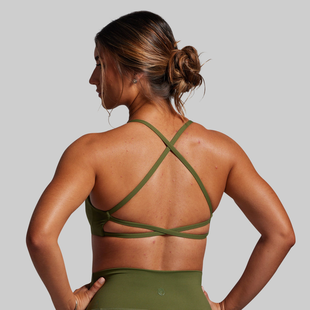 BORN PRIMITIVE-Serenity Sport Bra OLIVE