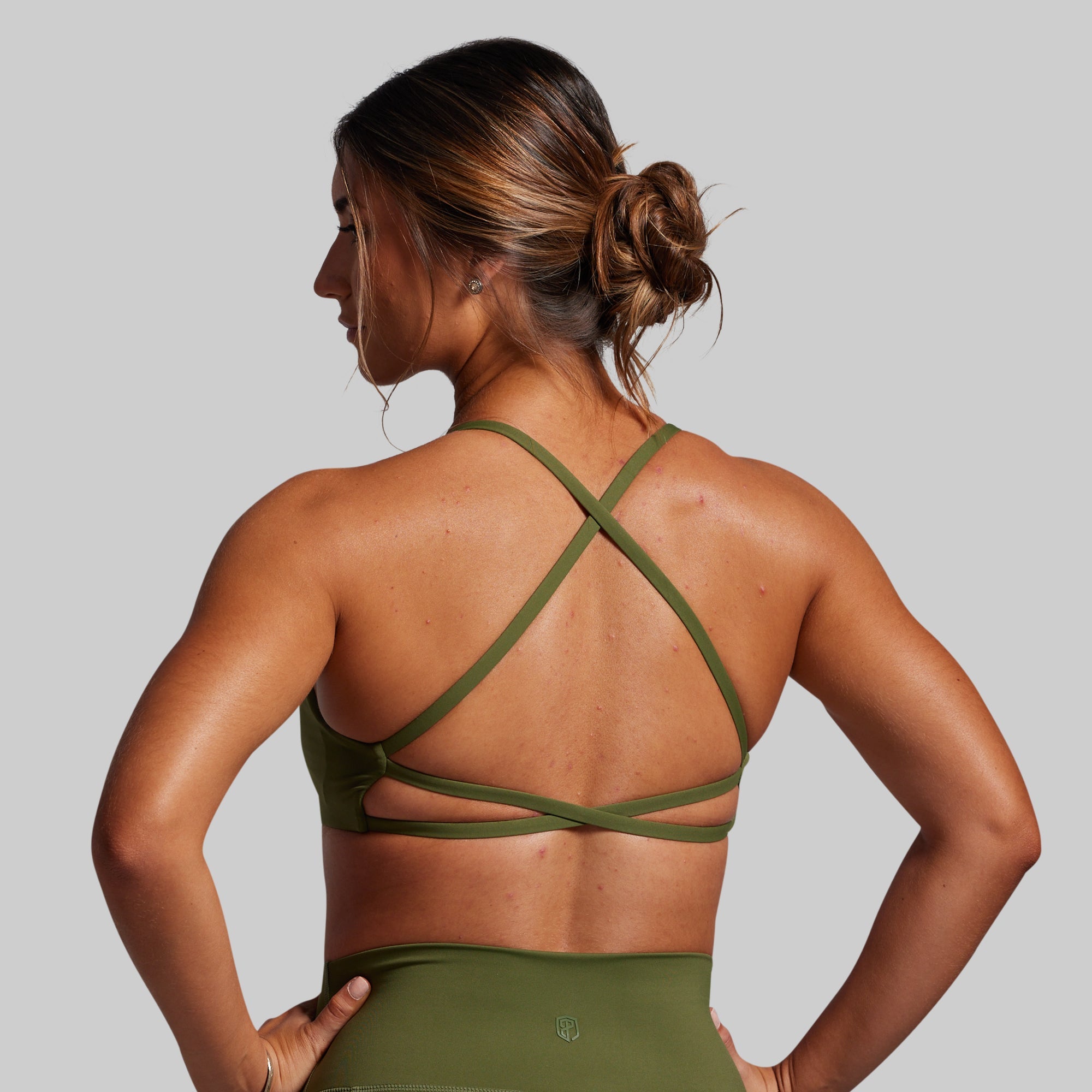 BORN PRIMITIVE-Serenity Sport Bra OLIVE