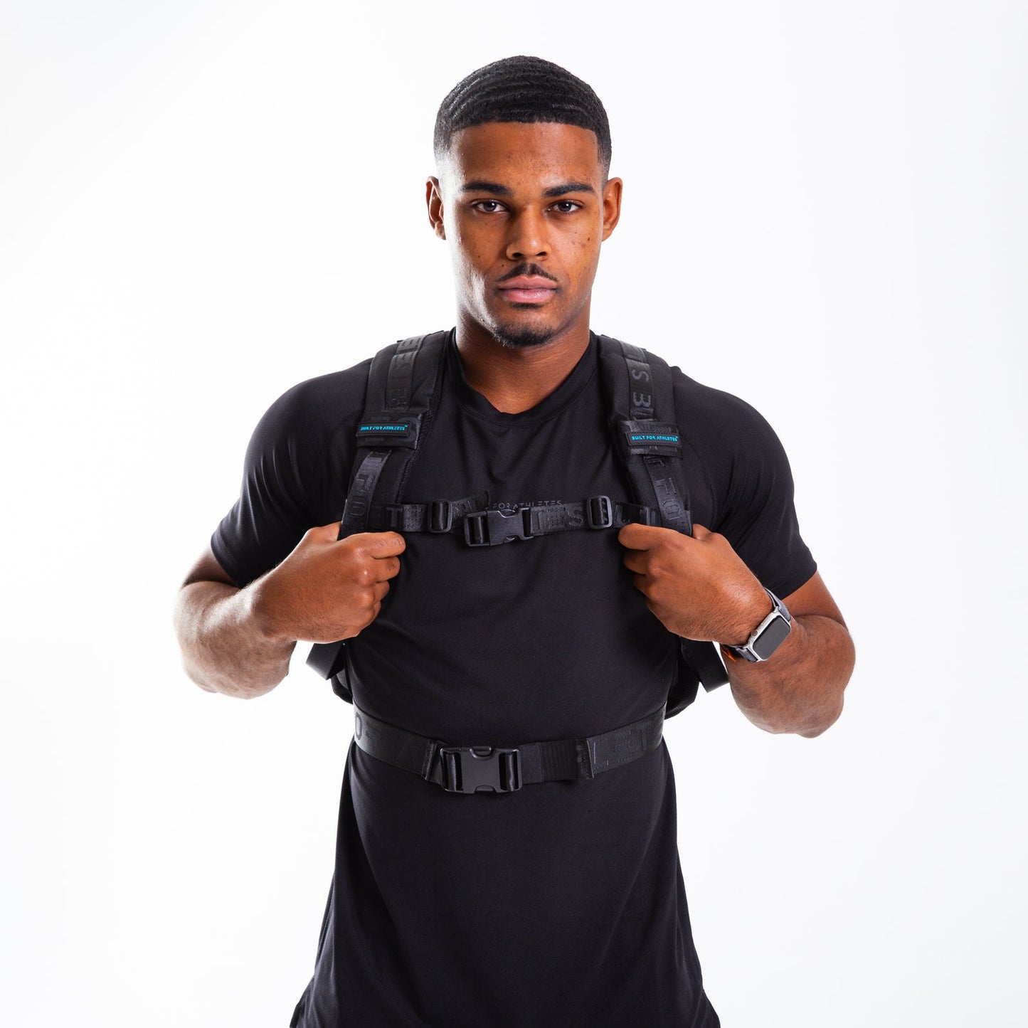 Medium Black&Aqua 25L Backpack