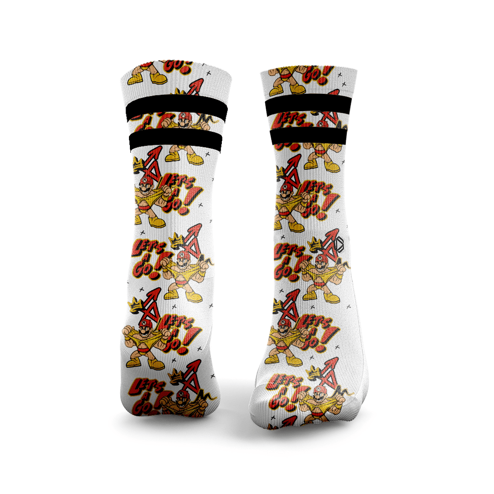 Chaussettes 2 stripes Mariomania HEXXEE