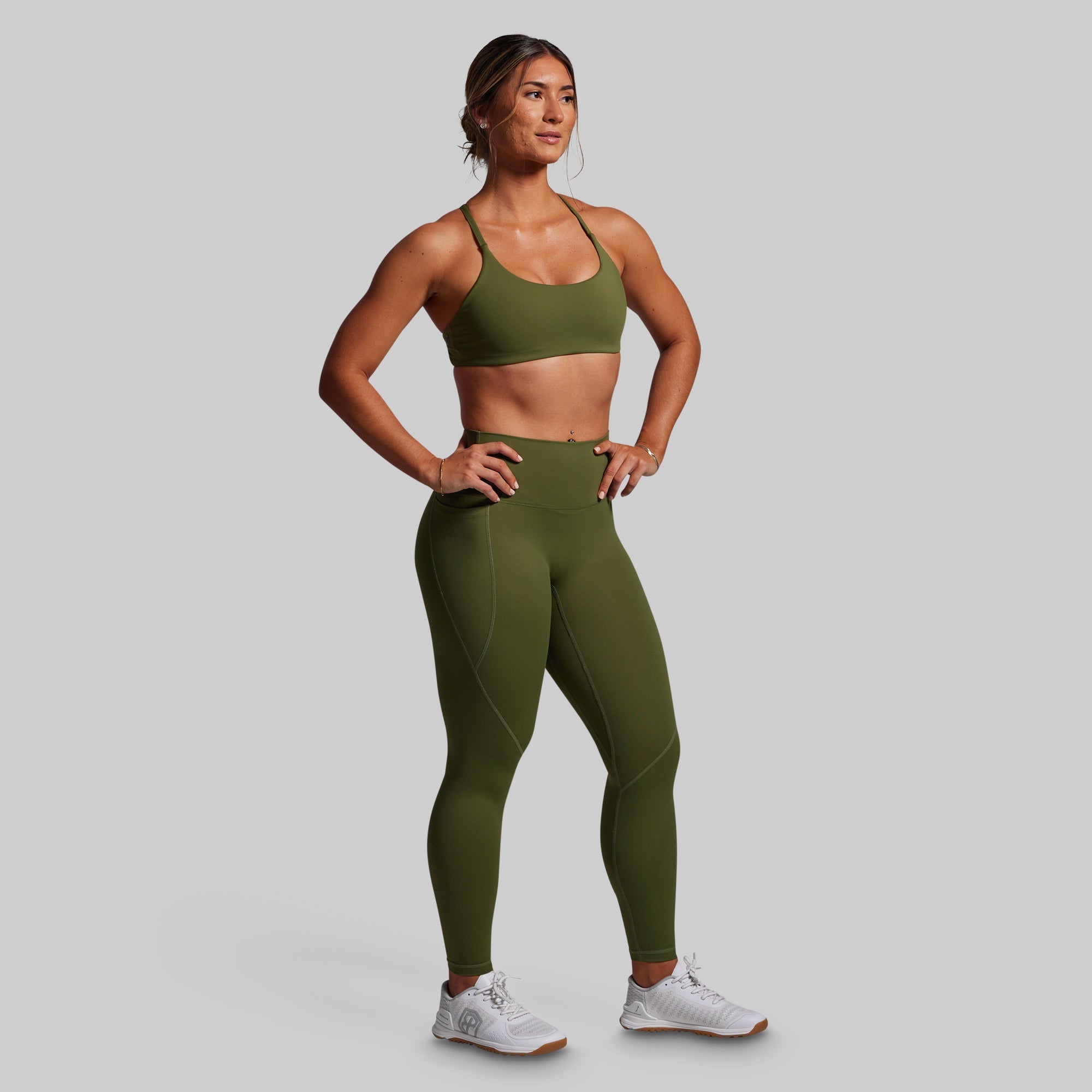 BORN PRIMITIVE-Synergy legging with pockets 2.0 OLIVE