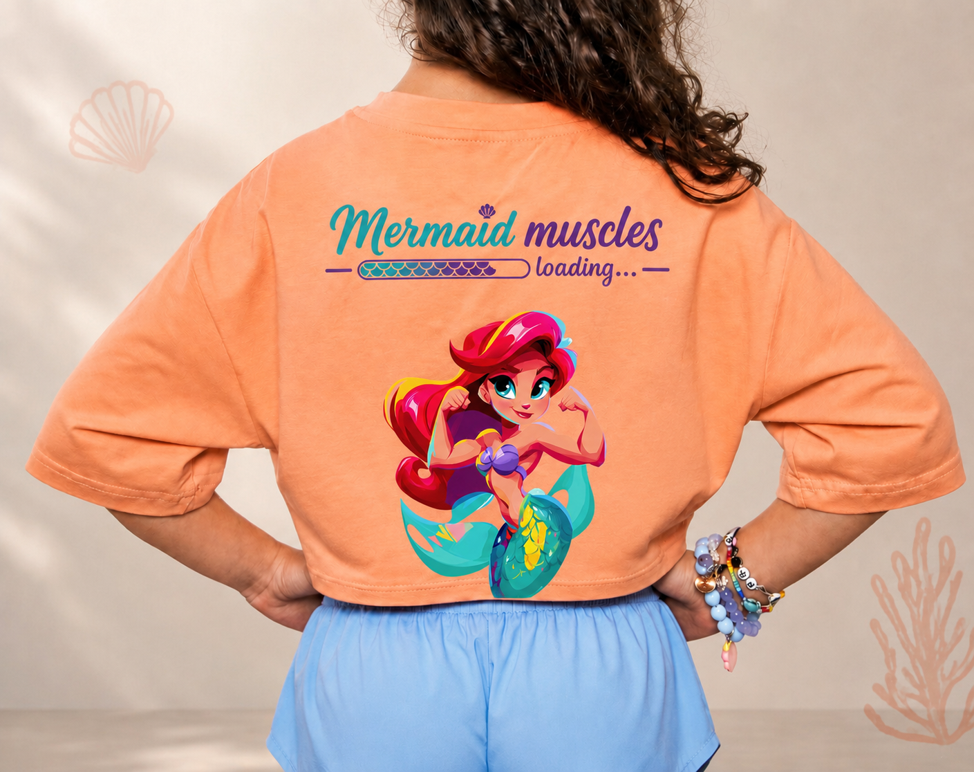 Crop Top Kids - MERMAID MUSCLES
