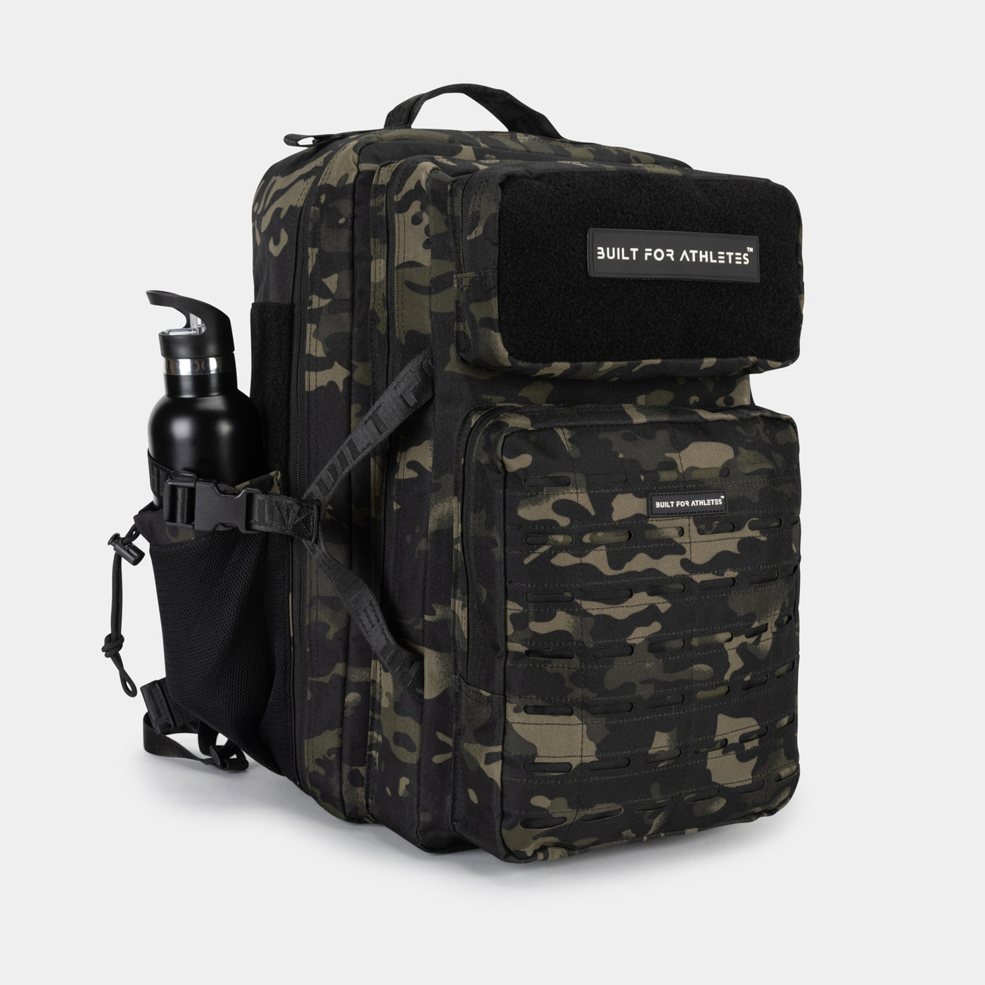 Large black camo 45L Backpack