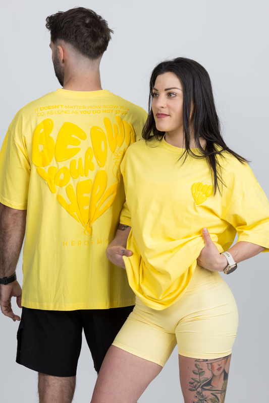 T-Shirt Oversized "Cruise" yello