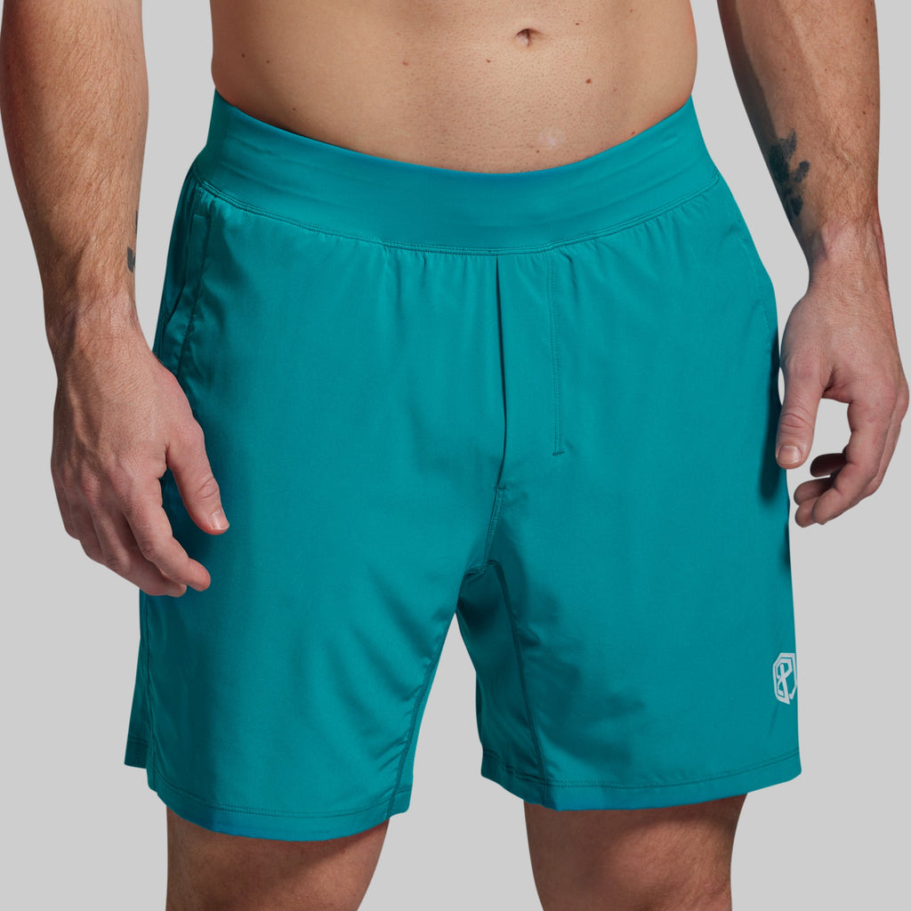 BORN PRIMITIVE-Versatile Short avec compression 7" RIPTIDE