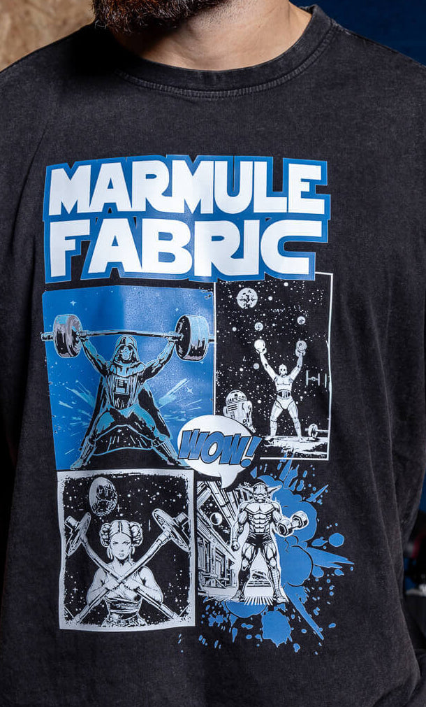 T-shirt Oversize unisexe tank “Marmule Wars”