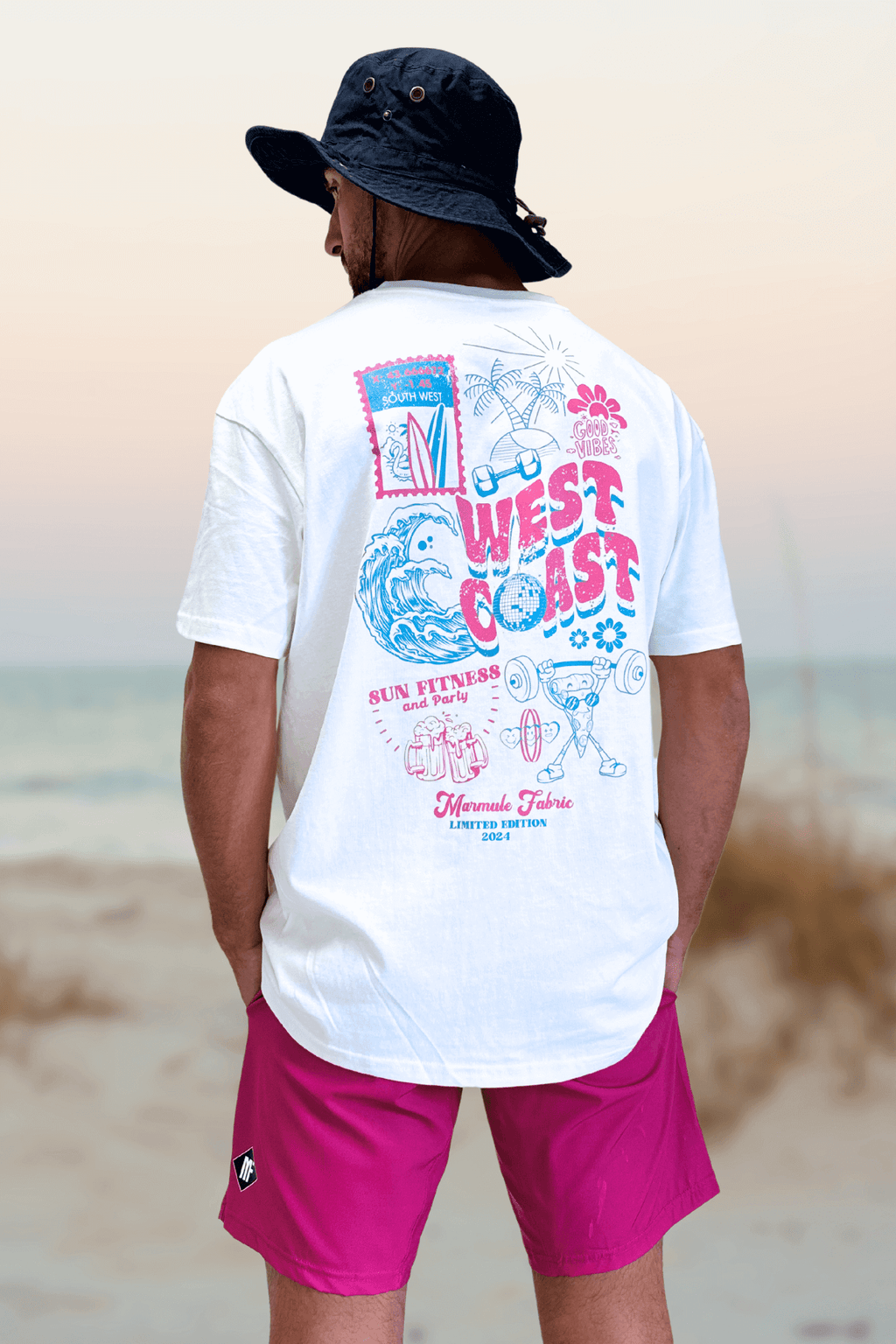 MARMULE-Tshirt Oversize “West Coast Edition”