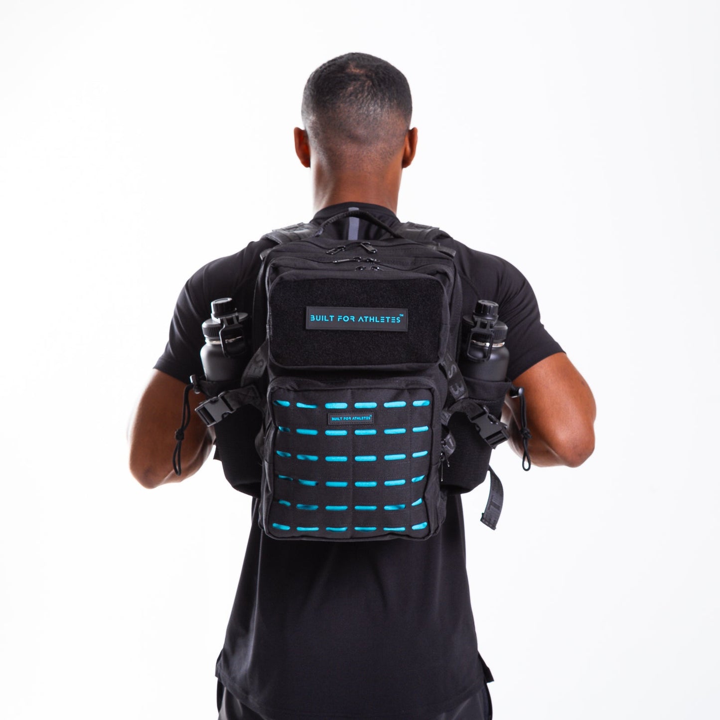 Medium Black&Aqua 25L Backpack