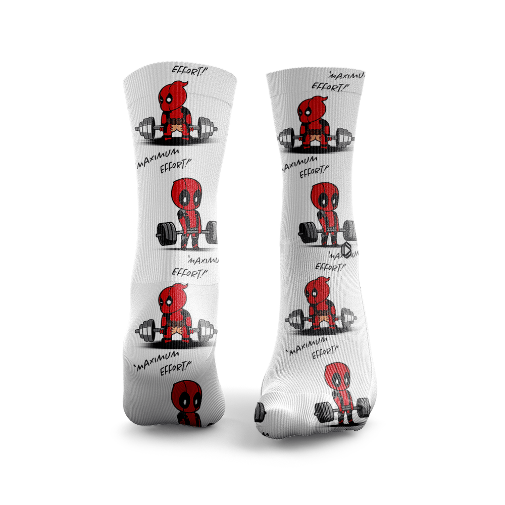 Chaussettes 2 Stripes Mini deadpool  HEXXEE