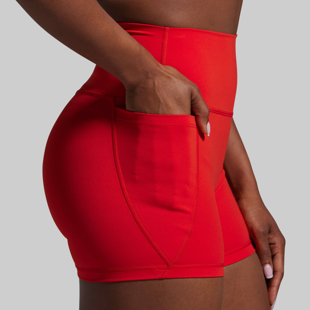 BORN PRIMITIVE-Synergy Short with Pockets 2.0 RED