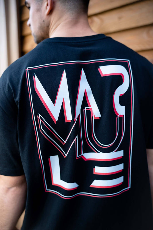 T-shirt Oversize unisexe “Red Trouble”