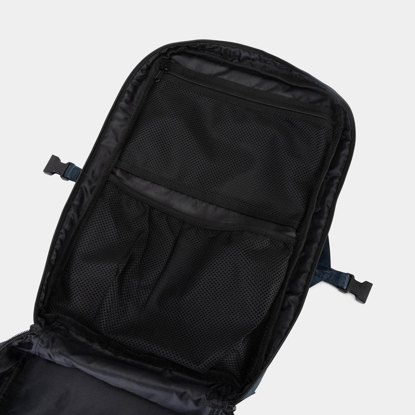 Large black petrol blue 45L Backpack