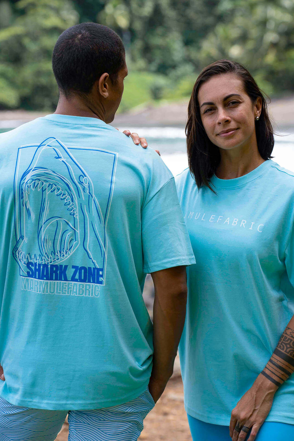 MARMULE-Tshirt Oversize “Shark Zone”