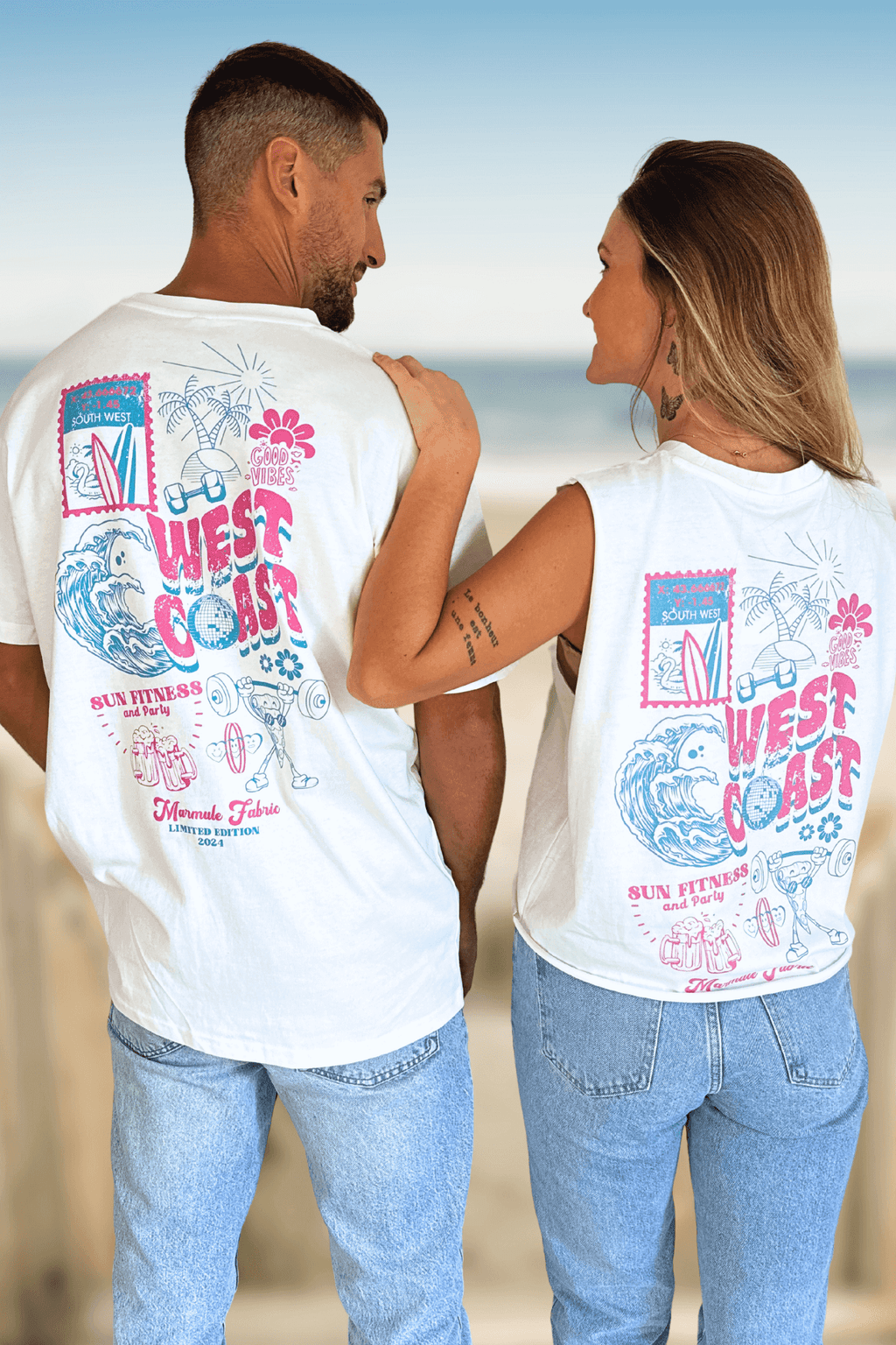 MARMULE-Tshirt Oversize “West Coast Edition”