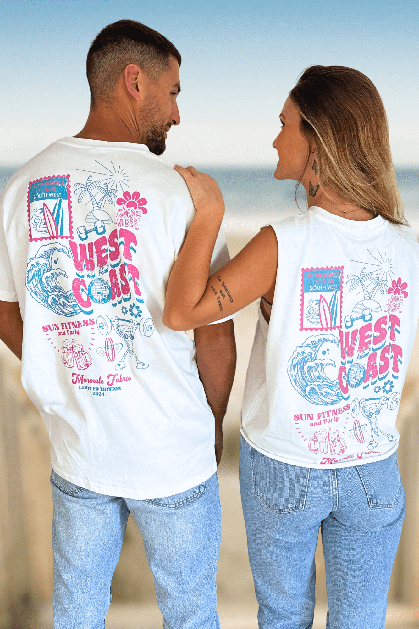 MARMULE-Tshirt Oversize “West Coast Edition”