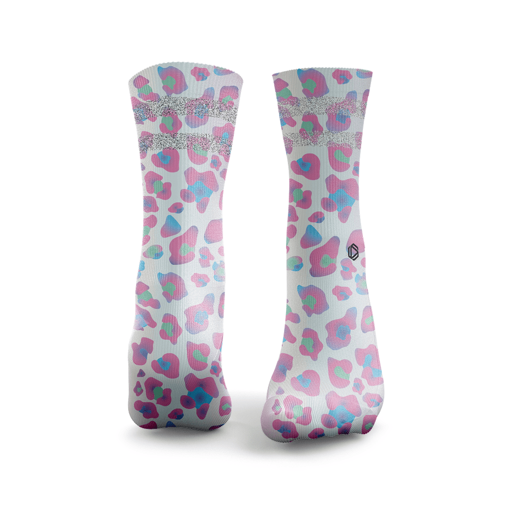 Chaussettes Holographic Leopard HEXXEE