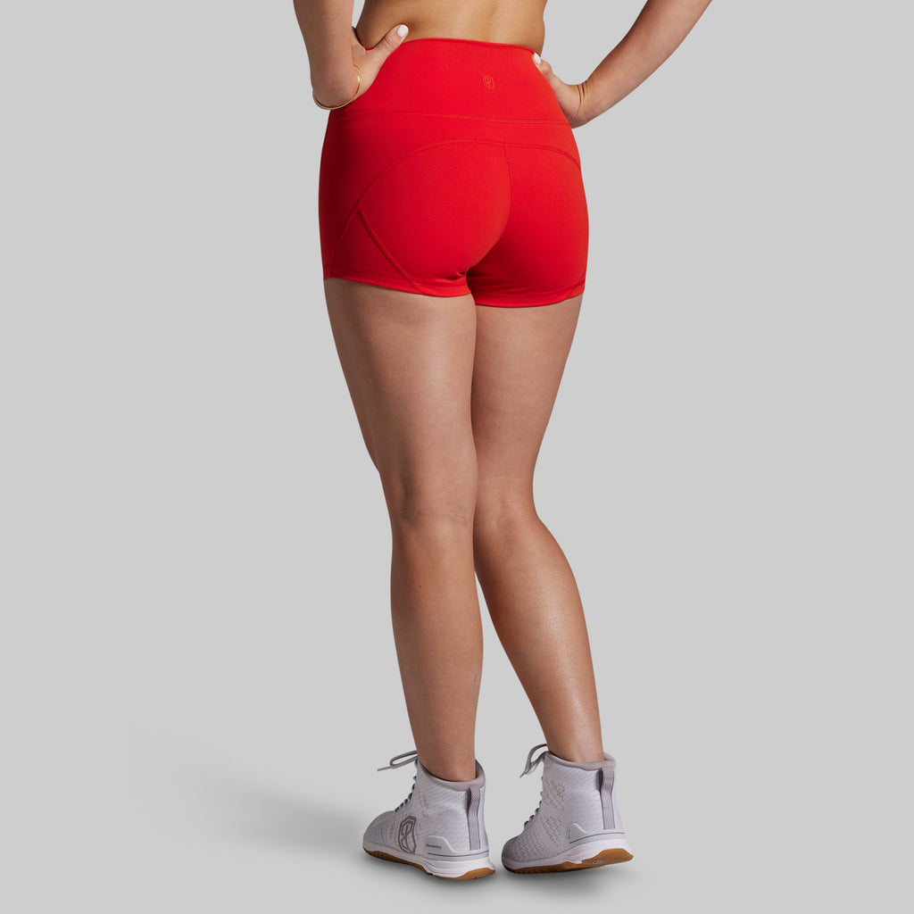 BORN PRIMITIVE-Your Go To Booty Short RED