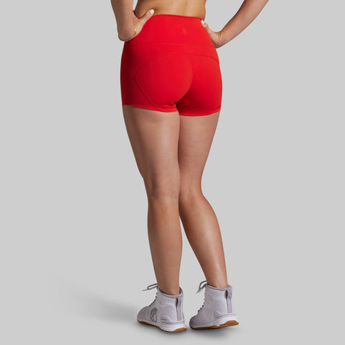 BORN PRIMITIVE-Your Go To Booty Short RED